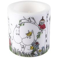 свеча большая moomin счастливое семейство, 8 см в Пензе