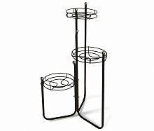подставка для цветов kaskad 2 чёрно серый в Пензе