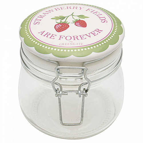 банка стеклянная strawberry pale green в Пензе