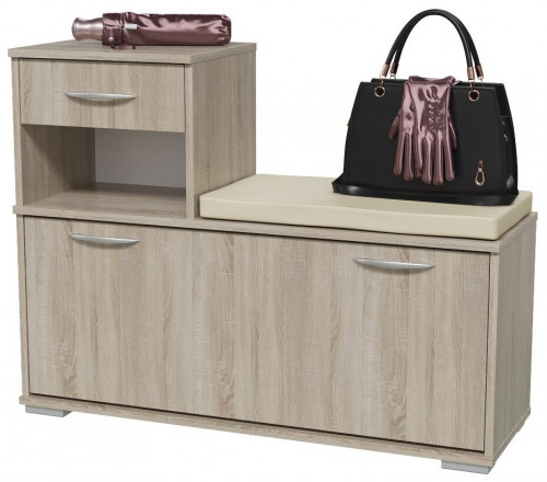 тумба под обувь лира, цвет дуб сонома в Пензе