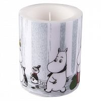 свеча большая moomin зимнее путешествие, 8 см в Пензе