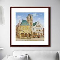 картина: the old town hall of amsterdam, 1657г. в Пензе