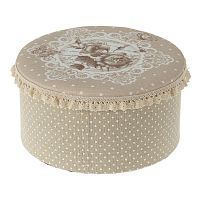 коробка с крышкой margie бежевого цвета в Пензе