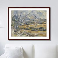 картина: montagne sainte-victoire, 1890г. в Пензе