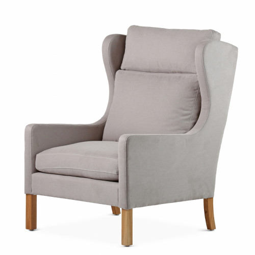 кресло wingback серый в Пензе