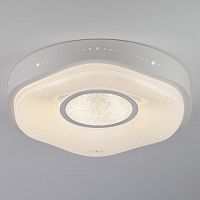 потолочный светодиодный светильник eurosvet shine 40011/1 led белый в Пензе