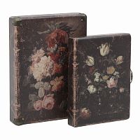 коробки-чемоданы, набор 2 шт. мультиколор в Пензе