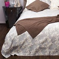 покрывало bianca на двуспальную кровать серое в Пензе