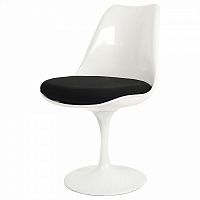 стул eero saarinen style tulip chair черная подушка в Пензе