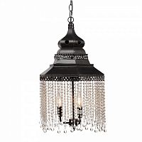 люстра подвесная черная с хрустальными подвесками chandelier в Пензе