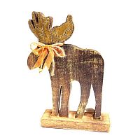 украшение новогоднее деревянное олень reindeer, 29х19х6 см в Пензе