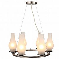 подвесная люстра arte lamp lombardy a6801sp-6br белая в Пензе