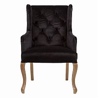 кресло с ушами черное ashby chair в Пензе