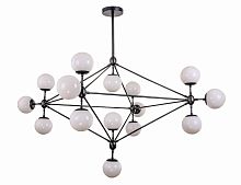 люстра modo 15 black+white черная, белые плафоны в Пензе