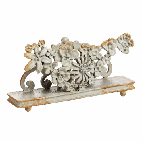 подставка для визиток pewter flower серая в Пензе