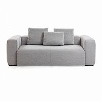 диван blok sofa 2 светло-серый от la forma (ex julia grup) в Пензе