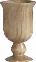 ваза кубок деревянная 13,5х18 см goblet в Пензе