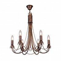 подвесная люстра toplight lucinda tl7350d-06br в Пензе