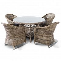 равенна, обеденная группа на 4 персоны ,коричневый в Пензе