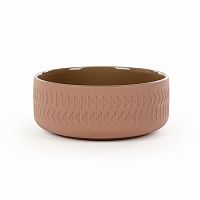 тарелка tactile диаметр 15 коричневый в Пензе