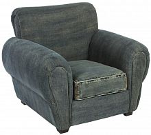 кресло san francisco denim armchair серое в Пензе