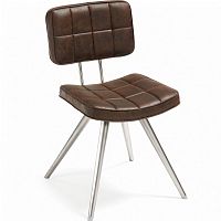 стул lola seat pu brown ножки из нержаеющей стали c589u09 от la forma (ex julia grup) в Пензе