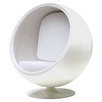 кресло eero ball chair белое в Пензе