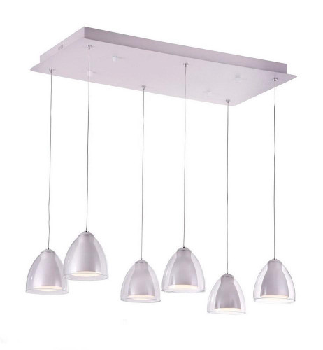 подвесная люстра idlamp mirella 394/6-ledwhite в Пензе