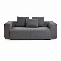 диван blok sofa 2 темно-серый от la forma (ex julia grup) в Пензе