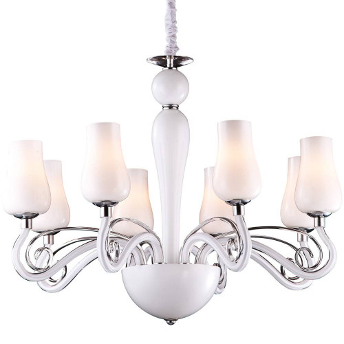 подвесная люстра arte lamp biancaneve a8110lm-8wh в Пензе