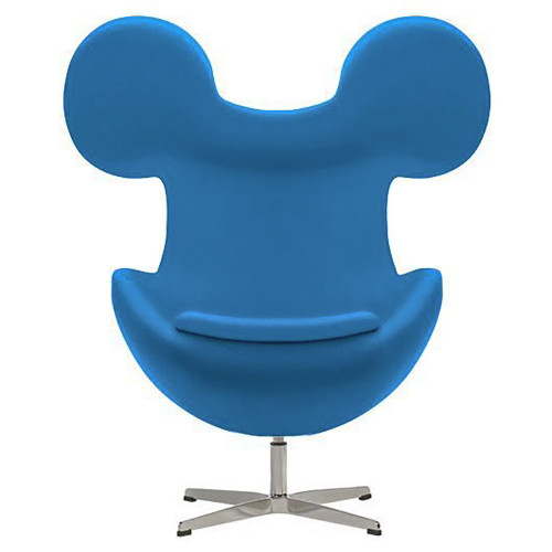 кресло egg mickey голубое в Пензе