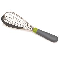 венчик со скребком 2-в-1 whiskle серо-зелёный в Пензе