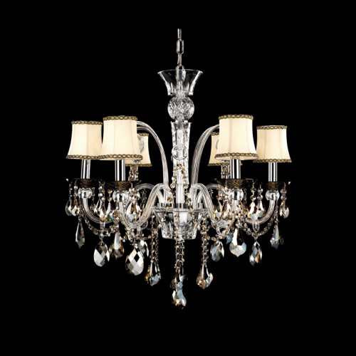 люстра md92707-6a от illuminati бежевая, хром в Пензе