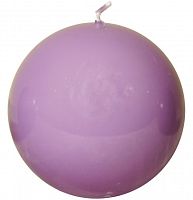 свеча-шар сиреневая, 8 см в Пензе