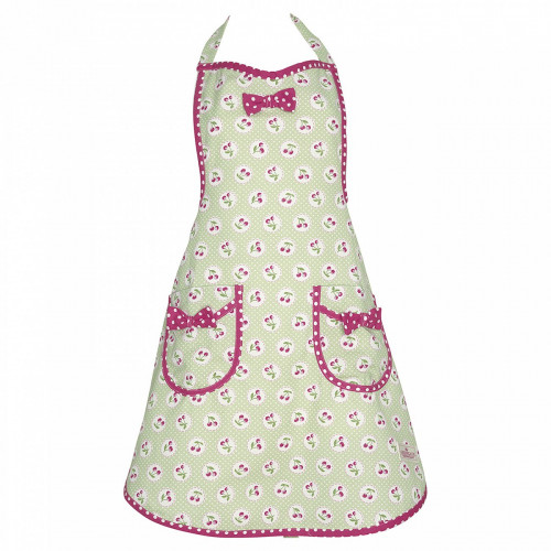 фартук cherry berry p.green w/bow в Пензе