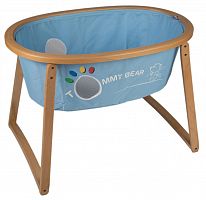 деревянная люлька с голубой колыбелью sleep up в Пензе