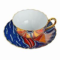 чайная пара мозаика фиолетовая в Пензе