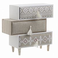 шкатулка-комод зимние узоры бежевого цвета в Пензе
