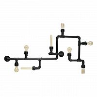 потолочная люстра ideal lux plumber pl8 nero в Пензе