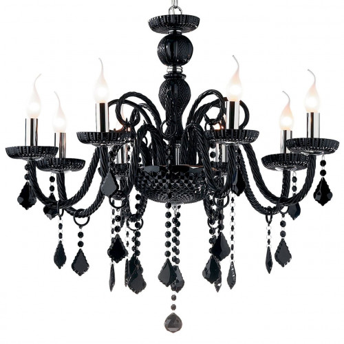 подвесная люстра ideal lux giudecca sp8 nero в Пензе