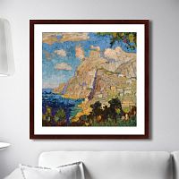 картина: view of monte solaro, capri, 1940г. в Пензе